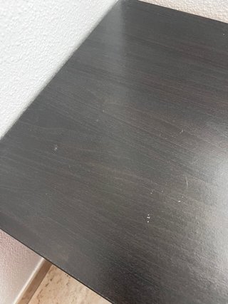 Mesita de noche Ikea Malm negra