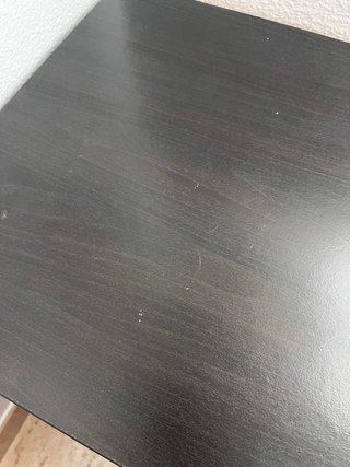 Mesita de noche Ikea Malm negra