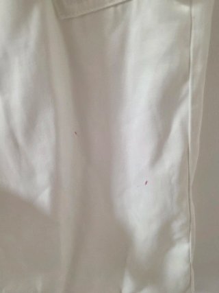 Pantalón cargo Zara blanco talla M