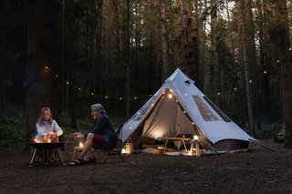 Tienda de campaña tipi 5 personas polialgodón Quechua Tepee