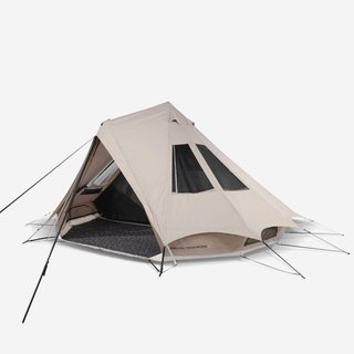 Tienda de campaña tipi 5 personas polialgodón Quechua Tepee