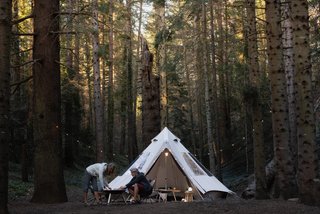 Tienda de campaña tipi 5 personas polialgodón Quechua Tepee