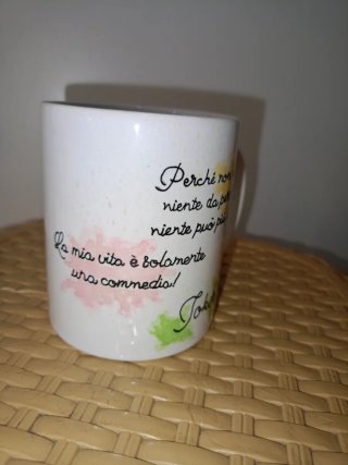 Tazza ceramica con disegno Joker