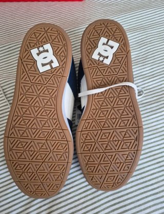 Zapatillas DC Hombre Talla 44 Azul/Blanco