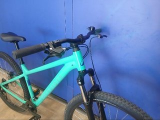 Bicicleta de montaña 29" Expl 100 verde suspensión