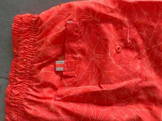 Bañador naranja estampado talla 14