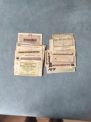 2 Lotes Billetes Antiguos Alemania S1