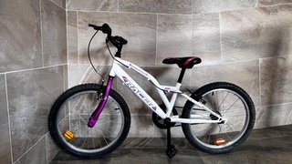 Bicicleta Infantil Racer 20 Blanca/Morada