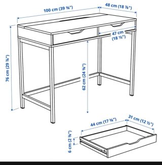 Mesa oficina ALEX Ikea