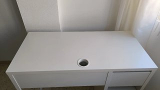 Escritorio IKEA MICKE Blanco 105x50 cm