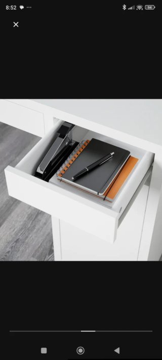 Escritorio IKEA MICKE Blanco 105x50 cm