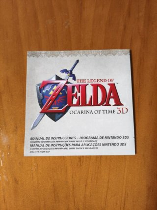 🇪🇦 COMPLETO Zelda Ocarina of Time, Nintendo 3DS