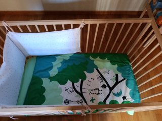 Cuna Ikea Madera Natural