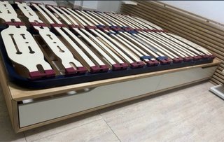 Estructura cama 140x200 con almacenaje MANDAL