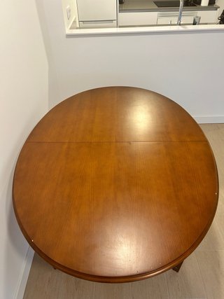 Mesa comedor extensible madera