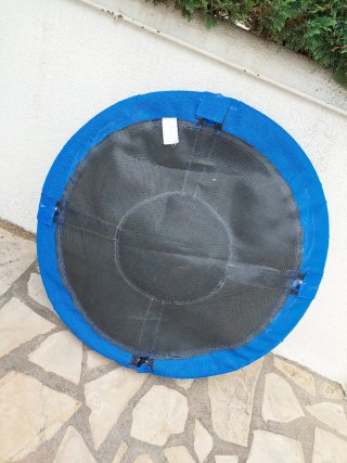 Columpio redondo azul para árbol