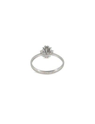 P12599JGA Anillo Oro Blanco 18K con Diamante