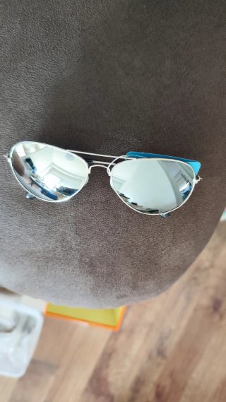 Gafas de sol unisex plateadas