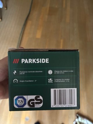 Herramienta multifunción Parkside PMPW 250 A1
