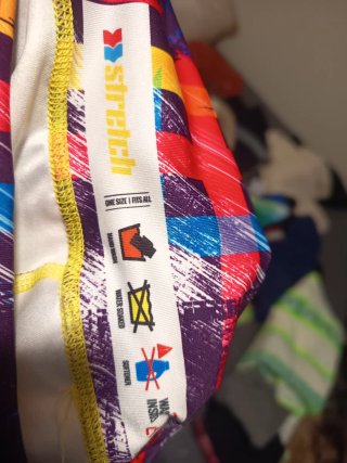 Pantaloni sportivi multicolore