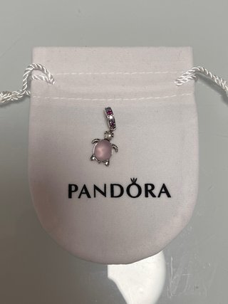 Pandora Charm Tortuga Rosa