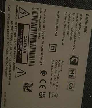 TV Samsung QLED 50”