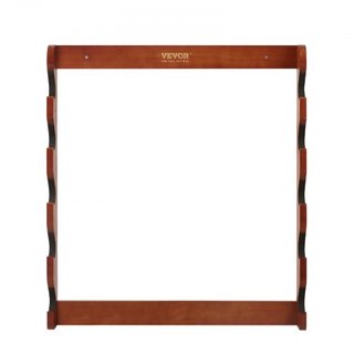 Soporte para Armas, Soporte de Madera para Montaje en Pared, Soporte de Exhibición para Armas que sostiene 5 Rifles, Escopetas, Soporte de Exhibición de Pared de 132 lb de Alta Resistencia con Aco...