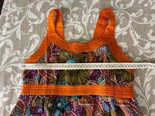Vestido o blusa larga estampada