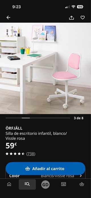 Sillas infantiles Ikea (2 unidades)