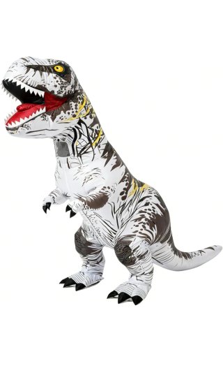 Costume gonfiabile di dinosauro T-Rex taglia unica