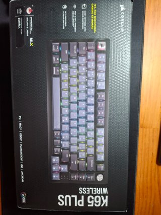 Teclado Mecánico Corsair K65 Plus Wireless