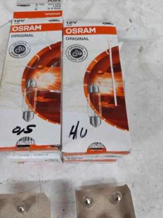 Pack 10 Bombillas C5W Osram 12V 10W