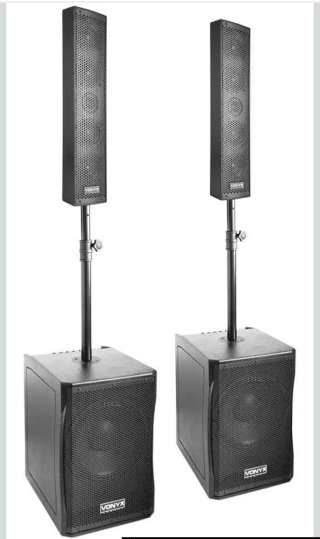 Vonyx VX1200 - Sistema de Sonido Activo (2 uds)