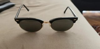 Gafas de sol Ray-Ban Clubmaster Negro/Dorado