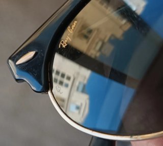 Gafas de sol Ray-Ban Clubmaster Negro/Dorado