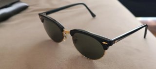 Gafas de sol Ray-Ban Clubmaster Negro/Dorado