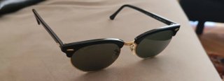 Gafas de sol Ray-Ban Clubmaster Negro/Dorado