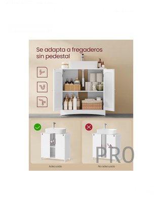 Aramario de Lavabo, Armario Debajo de Lavabo,