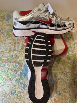 Nike P6000 Plata y Blanco