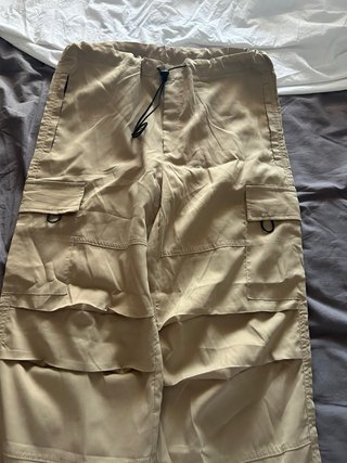 Pantaloni cargo beige
