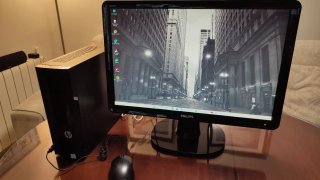 Ordenador HP Sobremesa + Monitor Philips 22"