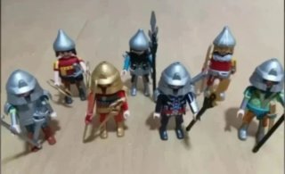Playmobil Gran Lore 7 Guerreros Samuráis