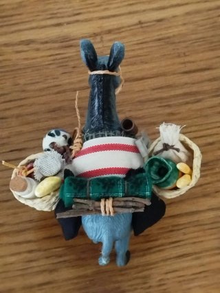 Figura Belén: Burro cargado