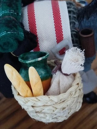 Figura Belén: Burro cargado