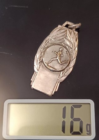 Antigua Medalla Deportiva Art Nouveau