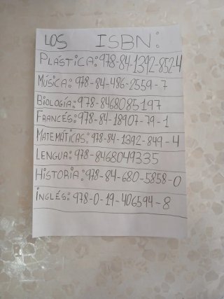 Pack de 8  libros 1°de la ESO