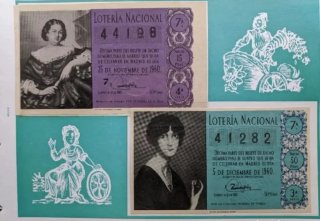 Lotería Nacional 1960 - Billetes Completos
