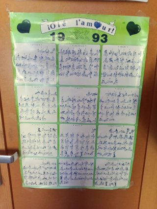 Calendario erótico 1993