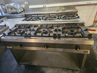 Cocina a gas 6 hornallas