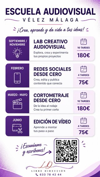 Escuela audiovisual Velez Málaga